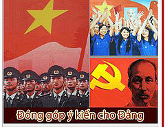 Góp ý cho đảng nào? Hình trên VietNamNet.