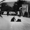 29/12/1971, Baltersweiler, West Germany. Wolfgang Peter Geller, Germany. During negotiations on the safe-conduct of a group of criminals on the run, police superintendent Gross suddenly shoots down gang leader Kurt Vicenik. The gang, who had disappeared after a bank-robbery in Cologne, re-emerged near Saarbrücken, carrying a hostage with them. A chase followed and the police and the robbers met at Baltersweiler. The two other men were captured in a wild fight. The men running away from the bullets are policemen.