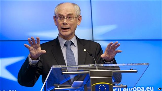 Chủ tịch Hội đồng châu Âu Herman Van Rompuy.