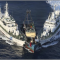 Hình (The Atlantic): Hai tầu tuần duyên Nhật chặn bắt một thuyền chở những người vận động Trung Quốc từ Hồng Kông đến gần hải đảo Senkaku/Diaoyu vào 15-8-2012.