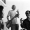 Từ trái qua: ca sĩ Lệ Thu, nhạc sĩ Hoàng Hiệp và Trịnh Công Sơn năm 1992. Ảnh: Dương Minh Long, vnexpress.net