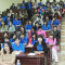 Sinh viên Trường Đại học Hà Tĩnh sôi nổi thảo luận việc góp ý sửa đổi Hiến pháp 1992.