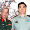 Thứ trưởng Bộ Quốc phòng Việt Nam Nguyễn Chí Vịnh với Bộ trưởng Quốc phòng Trung Quốc Thường Vạn Toàn. Ảnh: Hải Yến - Phóng viên TTXVN
