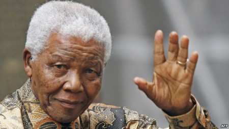 Nelson Mandela. Ảnh AFP