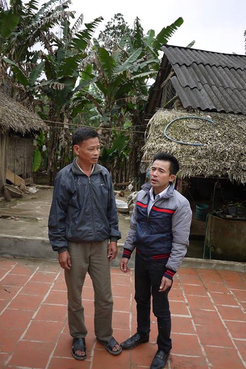 Lê Hữu Thảo thăm Phạm Xuân Trường, một đồng đội trên tàu 604 sống sót
