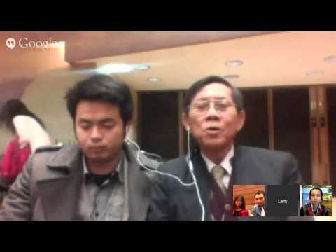Nguyễn Anh Tuấn và ông Trần Văn Huỳnh tại Genèva trước khi VN báo cáo trong ngày Kiểm định Nhân quyền, 5 tháng 2