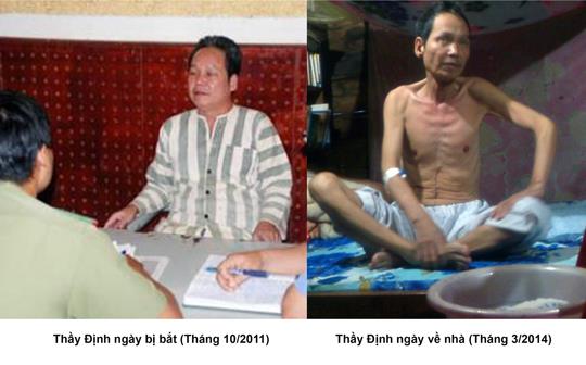 Thầy Đinh khi bị bắt và hiện tại