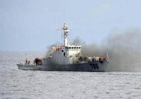 Tàu tuần tiễu săn ngầm Hải quân Trung Quốc tham gia xâm lược vùng biển chủ quyền của Việt Nam