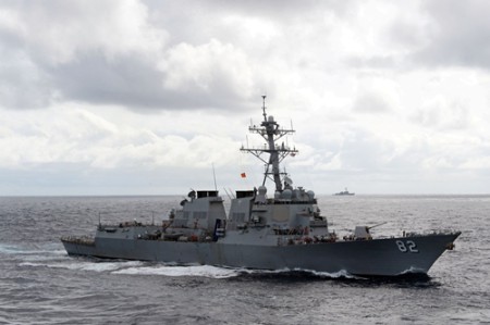 Tàu khu trục USS Lassen của Hải quân Mỹ. Ảnh: Naval Today.