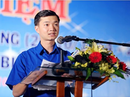 Ông Nguyễn Minh Triết, Ủy viên Ban Chấp hành Đảng bộ Bình Định, được coi là tỉnh ủy viên trẻ nhất nước khi mới 25 tuổi