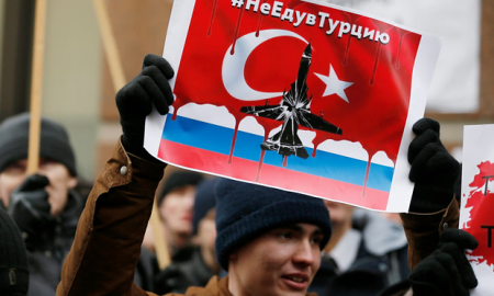Biểu tình chống Thổ tại Moscow