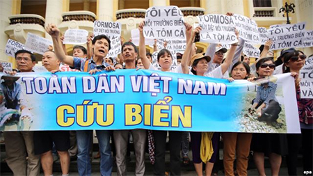Hình ảnh biểu tình gần đây ở Sài Gòn