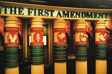 Thành phố Chicago trước đây có McCormick Freedom Museum là nơi trưng bày những sự kiện và tài liệu về Tu chính án Số 1 (Ảnh: Bùi Văn Phú)