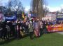 Người Séc và người Việt biểu tình chống Tập Cận Bình