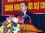 Bí thư Nguyễn Văn Thành nói chuyện với CLB Bạch Đằng 17-2-2012